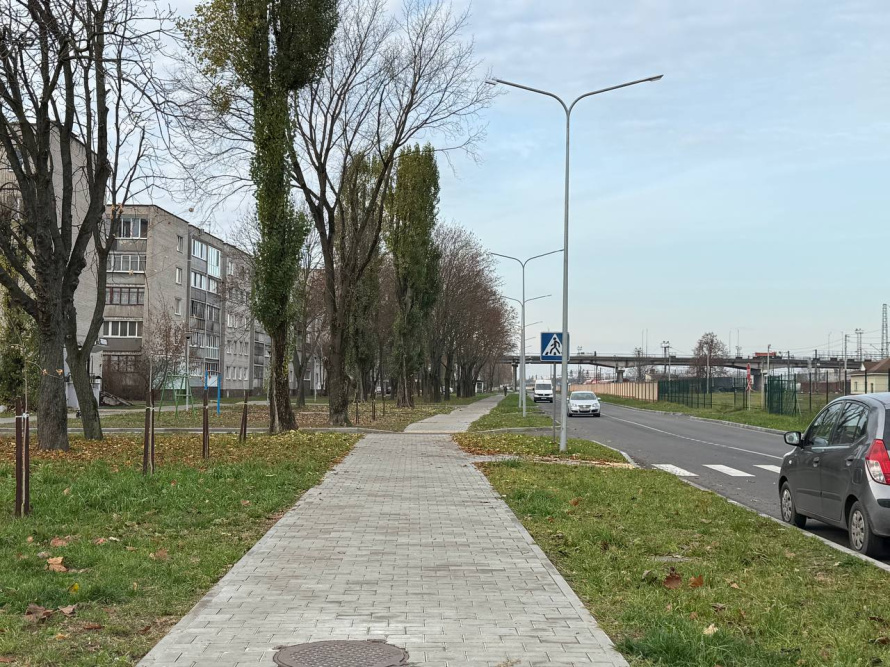 Инспекционная группа во главе с Председателем горисполкома С.Н. Лободинским прибыла на следующую локацию – улицу Скрипникова.