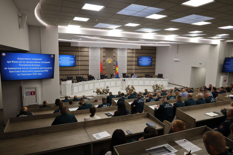 В Бресте подвели итоги работы Брестского областного управления МЧС за первое полугодие