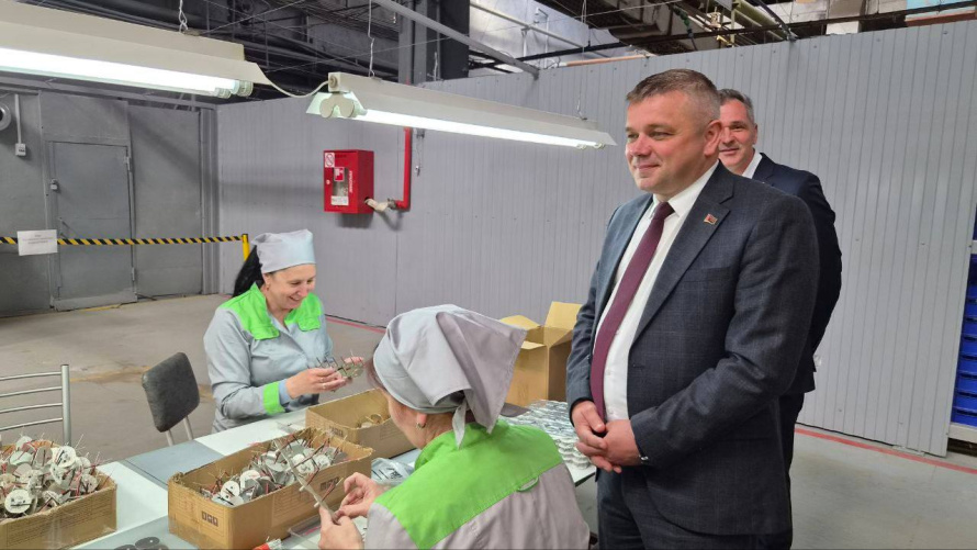 Министр промышленности Андрей Кузнецов с рабочим визитом в Брестской области