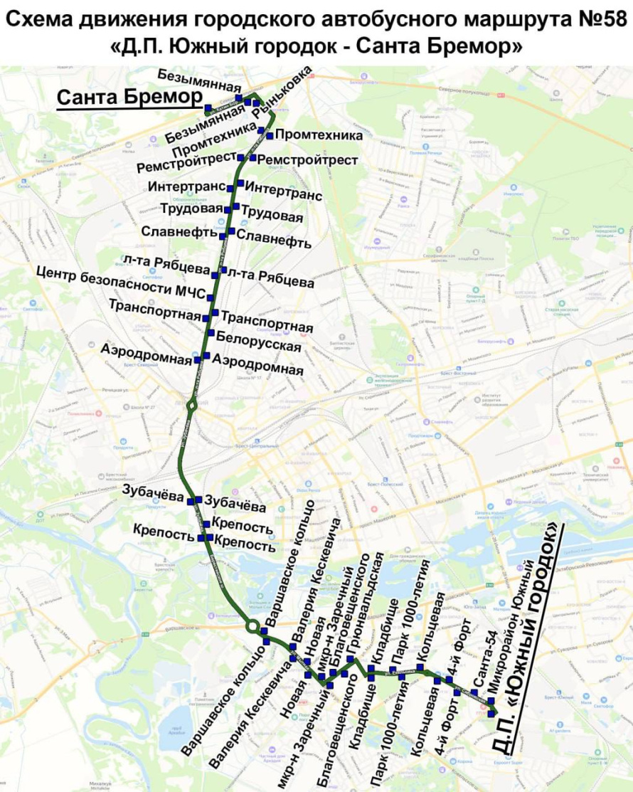 ПЛЮС ОДИН АВТОБУСНЫЙ МАРШРУТ В БРЕСТЕ